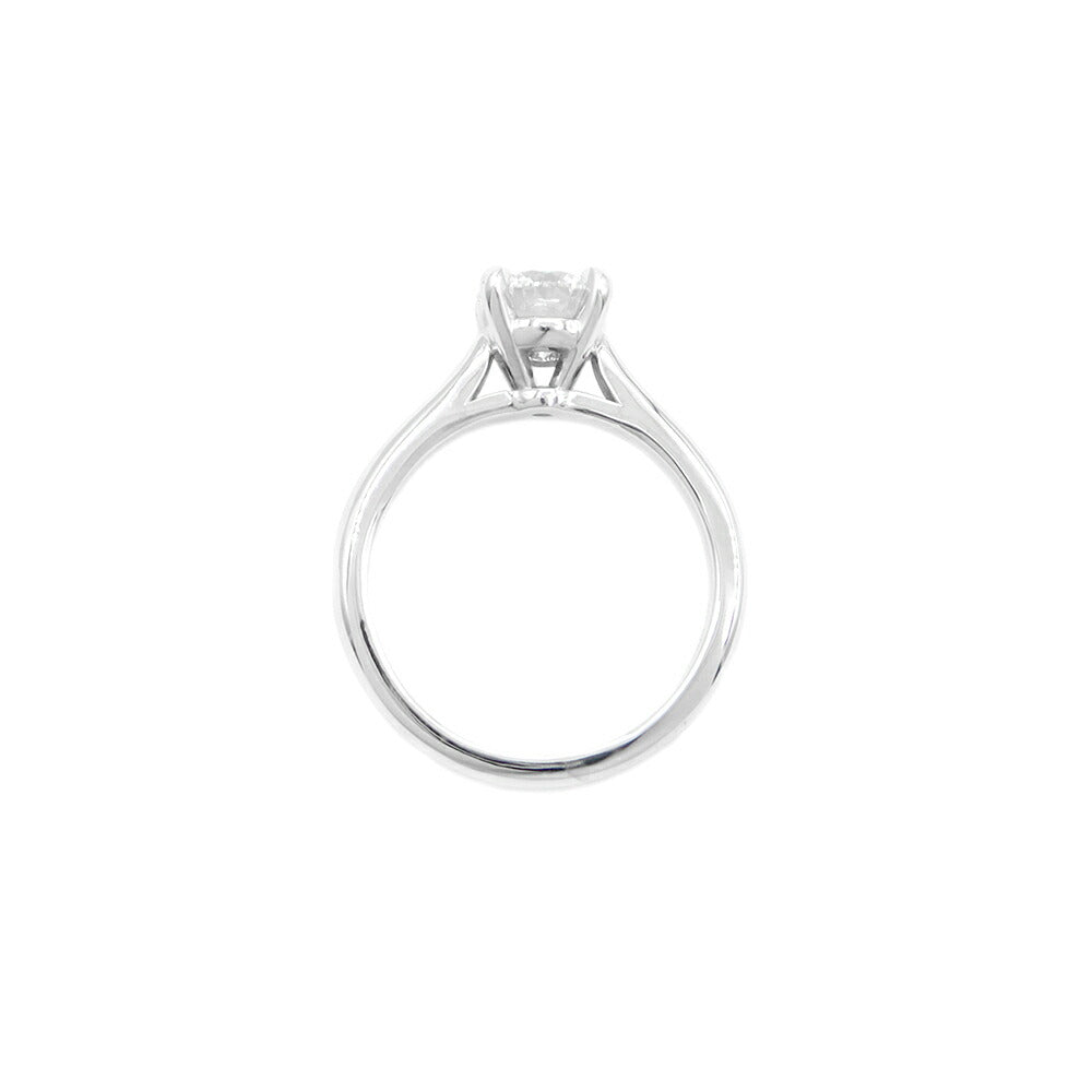 【IGI鑑定書付】ラボグロウン ダイヤモンド ソリティア リング 1.03ct D カラー VVS2 ラウンドブリリアンカット Au750 K18WG ホワイトゴールド 金無垢 指輪 一粒ダイヤ 立て爪 ラボグロウンダイヤ ラボダイヤ【ジュエリー】【新品】