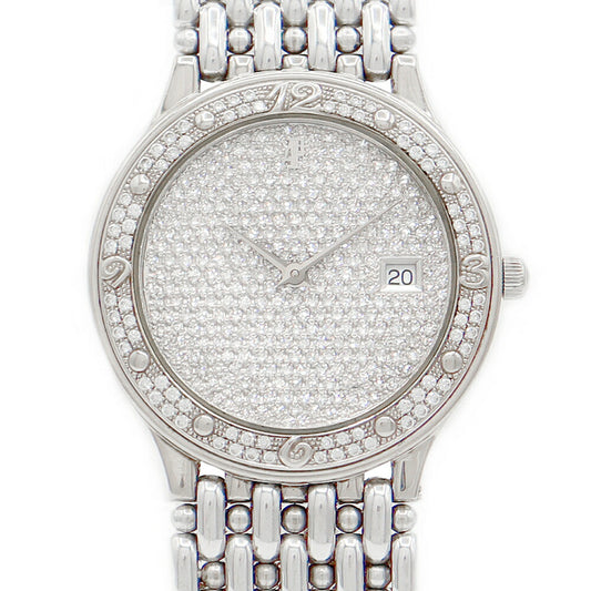 Battery replacement Audemars Piguet Audemars Piguet Genuine Diamond Diamond Diamond Diamond Diamond Diamond Dial K18WG White Gold Golden Gold Men's Ladies Boys Quartz AP [6 months warranty] [Watch] [Used]