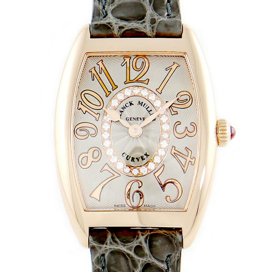 Battery replacement Franck Muller Frank Muller Tona Carbex Relief 1752QZRELCD1R Genuine Diamond Gray Gyoche K18PG Pink Gold Golden Gold Golden Genuine Genuine Genuine Genuine K18PG Bucket Ladies Quartz [6 months warranty] [Watch]