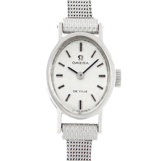 Rare product OMEGA Omega Deville Devil 511.289 Cal.485 17 Stone Silver SS Stainless Ladies Hand -wound Devil Antique Vintage [Watch] [Used]