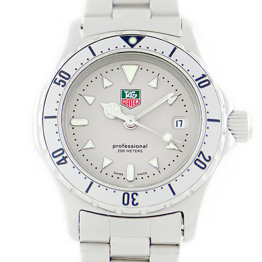 Battery replacement TAG HEUER Tag Hey Professional 200 972.008 Date 200m Waterproof Silver SS Stainless Ladies Quartz [6 months warranty] [Watch] [Used]