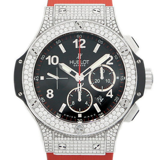 Inspection HUBLOT Ublo Big Big Bang Steel Pave Genuine Diamond 44mm Chronographs