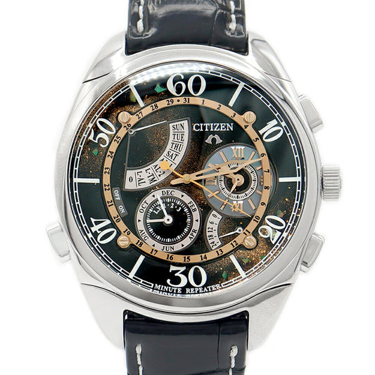CITIZEN Citizen CITIZEN CITIZEN CAMPANOLA Campanola Hoshikawa 2005 World Limited 1000 CTR57-0895 6765-T008186TA Minute Repeater Lacquer Lacquer Lacquer Black SS Stainless Steel Genuine Belt Genuine Belt Men Quartz [6 months warranty] [Used]