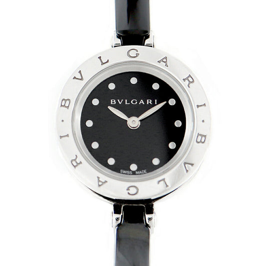 Burgari BVLGARI Bulgari B-ZERO1 Beezero One BZ23SC Black Black Ceramic SS Stainless Ladies Quartz Bangle Watch