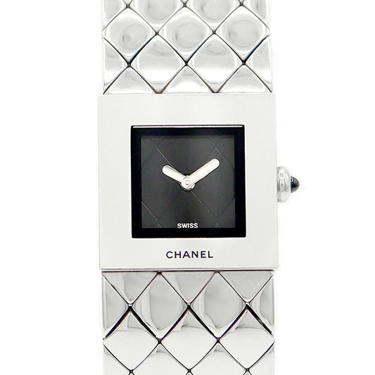 CHANEL Chanel Matrasse H0009 Black Black SS Stainless Ladies Quartz [6 months warranty] [Watch] [Used]