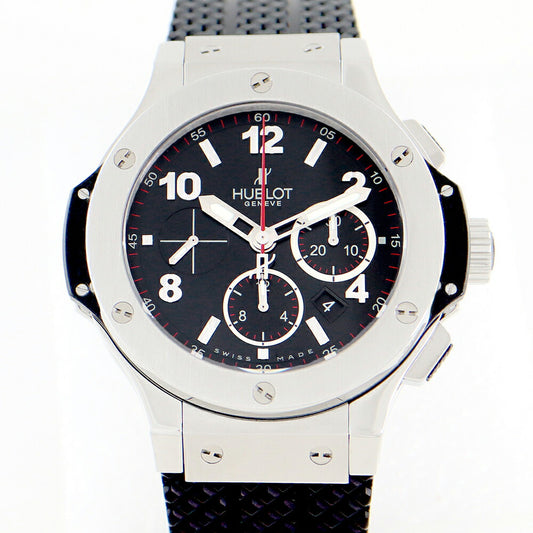 Inspector HUBLOT Uburo Big Bang 301.sx.130.RX 44mm Chronograph Date Black Black Black SS Stainless Steel Genuine Belt Genuine Buckwheat Men Automatic Wind Big Bang [6 months warranty] [Watch]