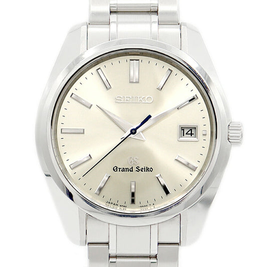電池交換済 SEIKO セイコー グランドセイコー GS 9F82-0AA0 SBGV005 マスターショップ限定 100m防水 デイト シルバー アイボリー SS ステンレス メンズ クォーツ【6ヶ月保証】【腕時計】【中古】