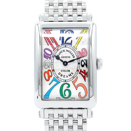 FRANCK MULLER Long Island Colored Ream 952QZ COL DRM White White Gyoche SS Stainless Ladies Quartz [6 months warranty] [Used] [Watch]