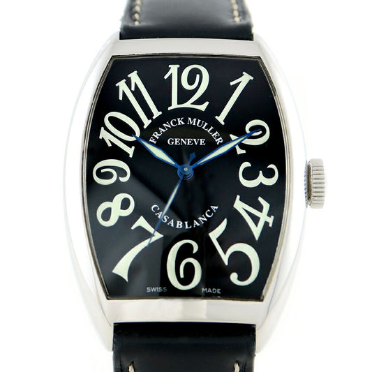 Inspection Franck MULLER Frank Muller Casablanca 6850MC Black Black SS Stainless Steel Genuine Belt Genuine Back Men Automatic Wind [6 months Warranty] [Used] [Watch]