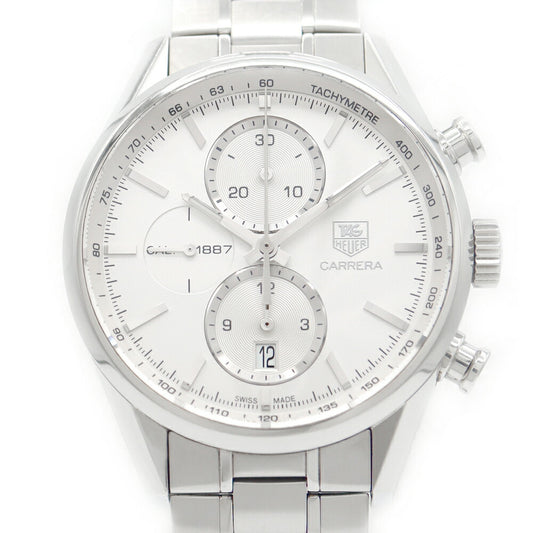 Inspection Tag Heuer Tag Heuer Tag Hoire Carrella Calibur 1887 Chronograph CAR2111 BA0724 Tachimeter Date 100m Waterproof SS Stainless Men Automatic Wind [6 months warranty] [Watch] [Used]