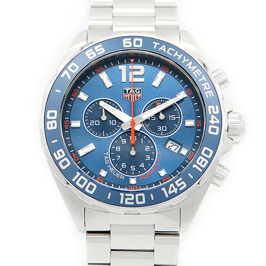 Battery replacement TAG HEUER Tag Hey Formula 1 Chronograph CAZ1014 BA0842 Blue Blue SS Stainless Men's Quartz Formula 1 [6 months warranty] [Watch] [Used]