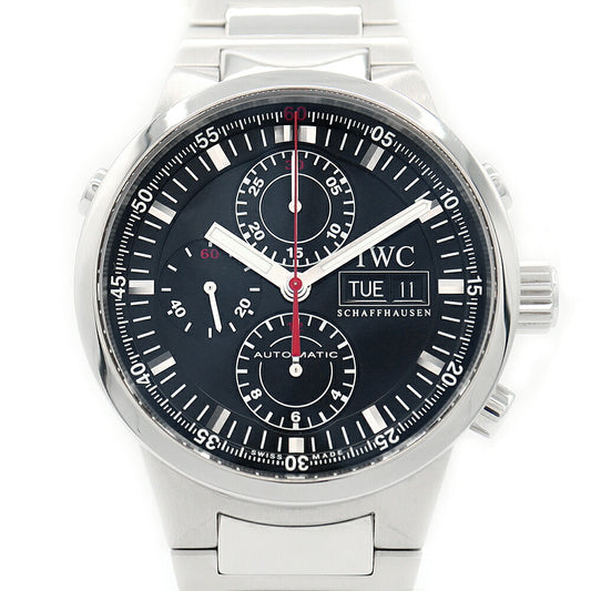 Inspection IWC International Watch Company GST Chronograph Ratrapante IW371518 Dyde Deid Black SS Stainless Men Automatic Wind [6 months warranty] [Watch] [Used]