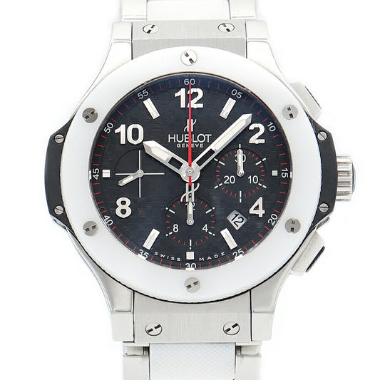 Inspection HUBLOT HUBLOT Uburo Big Bang Bang Chronograph 44mm 301.SH.131.SH 250 Limited Date White White White Black Black Carbon SS Stainless Ceramic Men Automatic Big Bang [6 months Work] [Used]