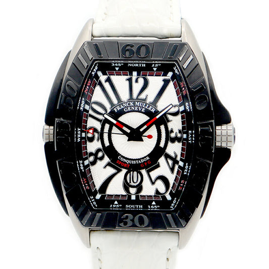 Inspector -checked Francmuler Conquist Doll Grand Prix 8900SCDTGPG Silver Titan Genuine Belt Genuine Buckwheat Men's Automatic Wind [6 months Warranty] [Used] [Watch]