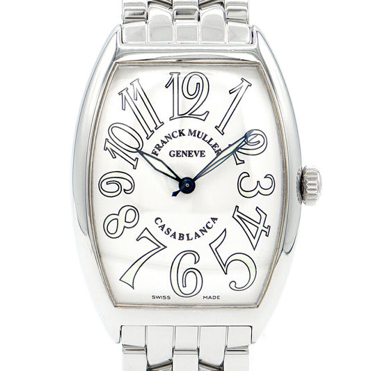 FRANCK MULLER Purchased Franck Muller Casablanca 6850CASA White White SS Stainless Men Automatic Wind [6 months warranty] [Used] [Watch]