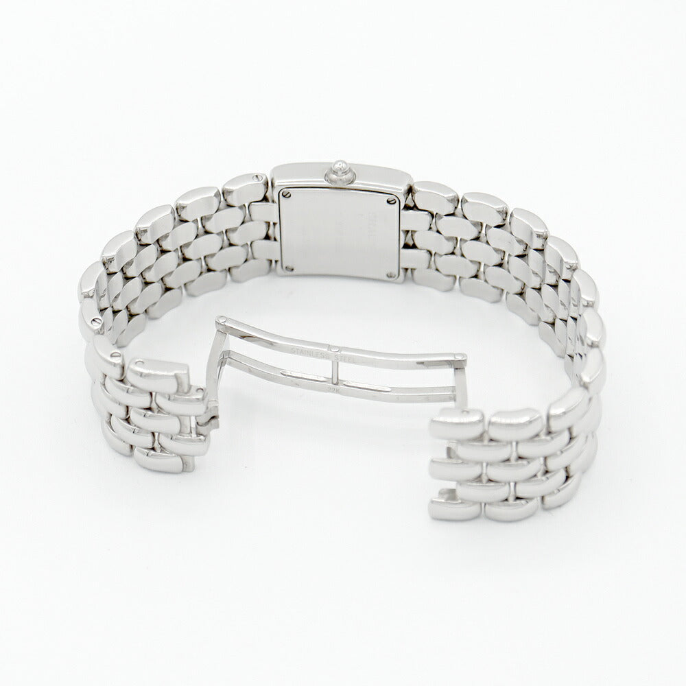電池交換済 CHAUMET ショーメ ケイシス 純正ダイヤモンド 2重ダイヤベゼル 12Pダイヤ シルバー SS ステンレス レディース クォーツ【6ヶ月保証】【腕時計】【中古】