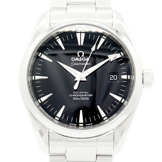 OMEGA Omega Sea Master Aqua Terra Koaxual 2504.50 150m Waterproof Black Black SS Stainless Men Automatic Wind [6 months warranty] [Watch] [Used]