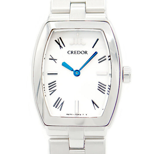 Battery replacement Seiko Seiko Couredor Aqua 5A70-0AE0 Blue needle white white SS Stainless lady's quartz [6 months warranty] [Watch] [Used]