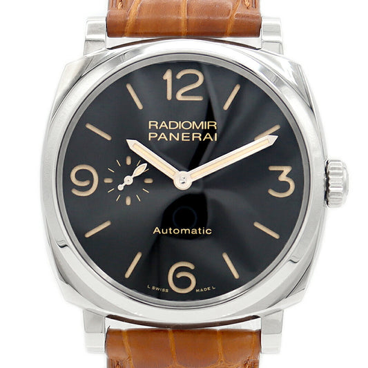 Inspection of internal point PANERAI Radiomeal 1940 3 Days Atchario PAM00572 Small Second Black SS Stainless Steel Genuine Buckwheat Men Automatic Wind [6 months warranty] [Watch]