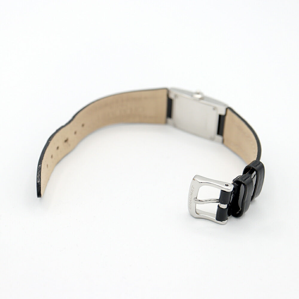 電池交換済 CHAUMET ショーメ スタイルレクタングル W0121D 053 純正ダイヤモンド 12Pダイヤ ピンク シェル SS ステンレス 純正ベルト 純正尾錠 レディース クォーツ【6ヶ月保証】【腕時計】【中古】