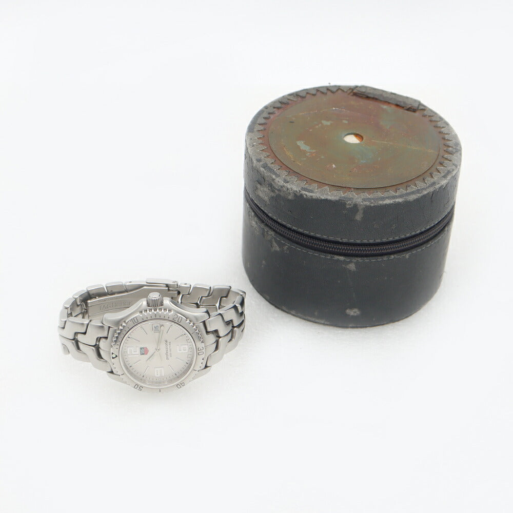 Battery replacement TAG HEUER Tag Hey Link Professional 200 WT1112 200m Waterproof Date Silver SS Stainless Steel Men Quartz [6 months warranty] [Watch] [Used]