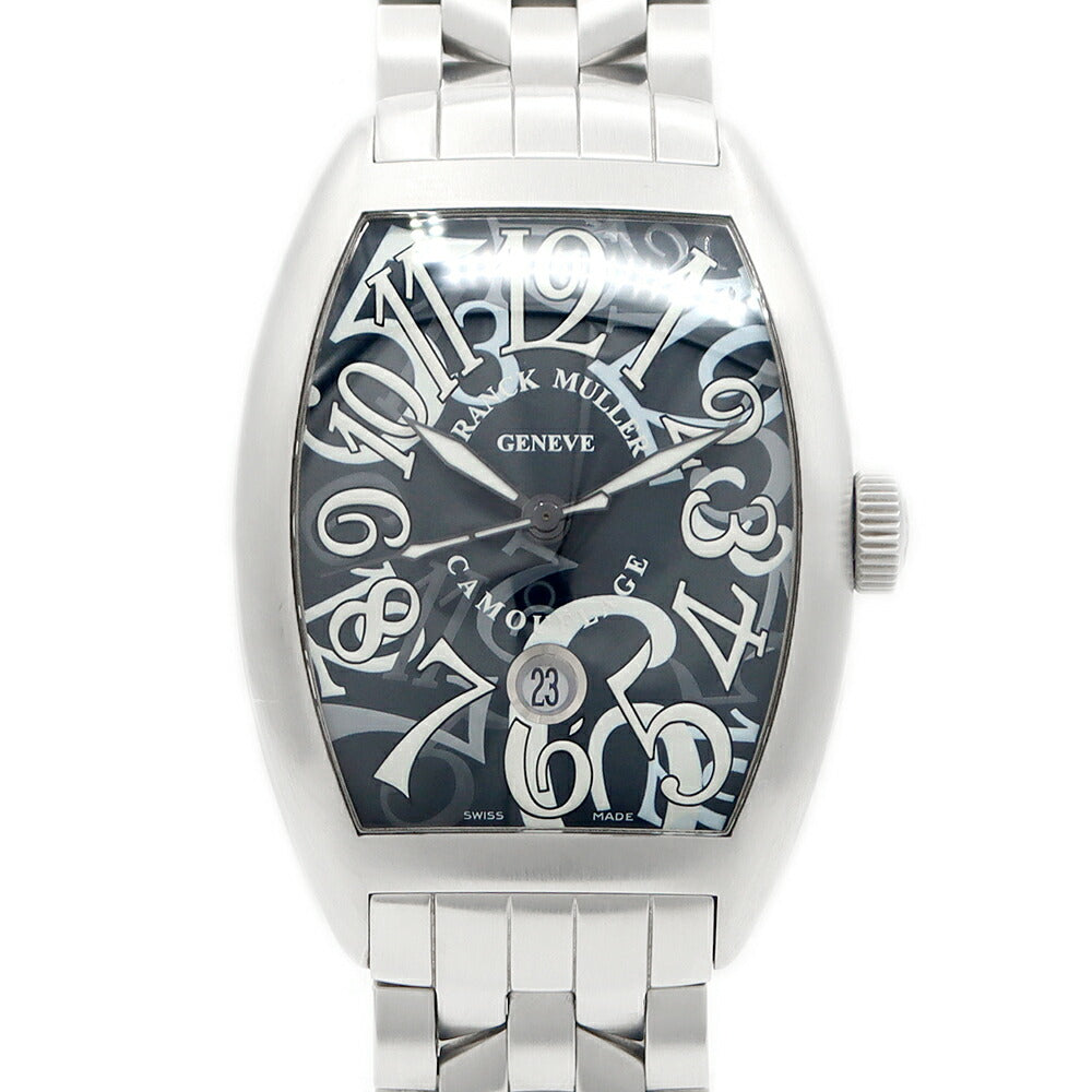 FRANCK MULLER フランクミュラー カサブランカ カモフラージュ 8880CDT BR グレー SS ステンレス メンズ 自動巻き【6ヶ月保証】【中古】【腕時計】