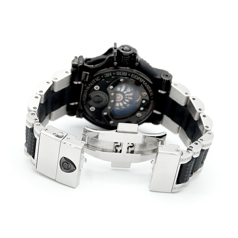 Inside point with replacement bezel Aquanautic Aquanautic King Sub -comander Diatic Diamond Diamond Breath Black Black SS Stainless Men Automatic Wind [6 months warranty] [Watch] [Used]
