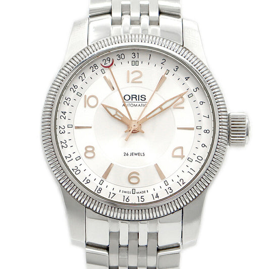 ORIS Oris Big Crown Point Tar Date 7628 Silver SS Stainless Men Automatic Wind [6 months warranty] [Watch] [Used]