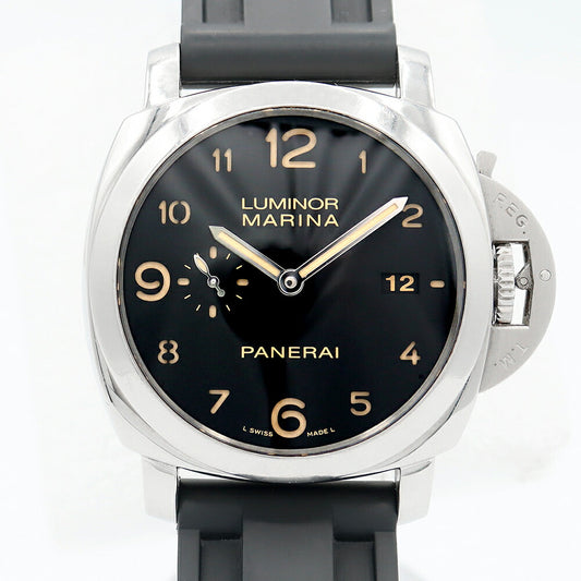 Panerai Panerai LUMINOR Marina Luminol Marina 1950 3Days 44mm PAM00359 OP6816 Small Second Black Black SS Stainless Steel Genuine Tailed Men Automatic Wind [6 months Guarantee] [Watch] [Used]