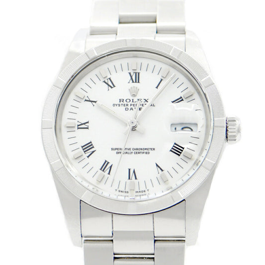 Inspector ROLEX Rolex Oyster Purpetur Date 15010 R Roman Character White White SS Stainless Men Automatic Wind [Watch] [Used] [Self -warranty 6 months]