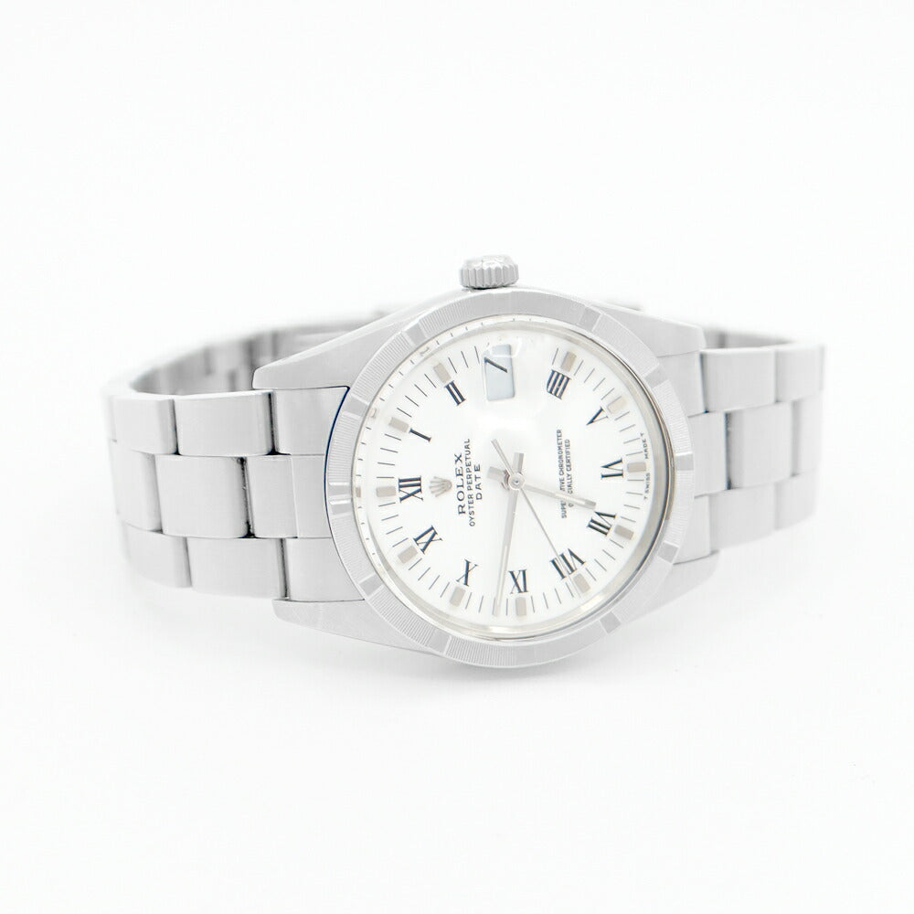 Inspector ROLEX Rolex Oyster Purpetur Date 15010 R Roman Character White White SS Stainless Men Automatic Wind [Watch] [Used] [Self -warranty 6 months]