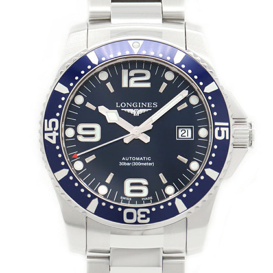 Longines Longines Hydro Conquest L3.742.4 Date 300m Waterproof blue SS Stainless Men Automatic Wind [6 months warranty] [Watch] [Used]