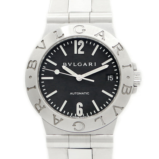 Inspector BVLGARI Bulgari Diagano Sports LCV35S Date Black Black SS Stainless Men Automatic Wind [6 months warranty] [Watch] [Used]