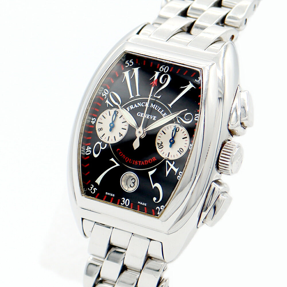 Franck Muller Frank Muller Conquist Doll Chronograph 8005CC Black Black Gyoche Men's Automatic Wind [6 months warranty] [Used] [Watch]