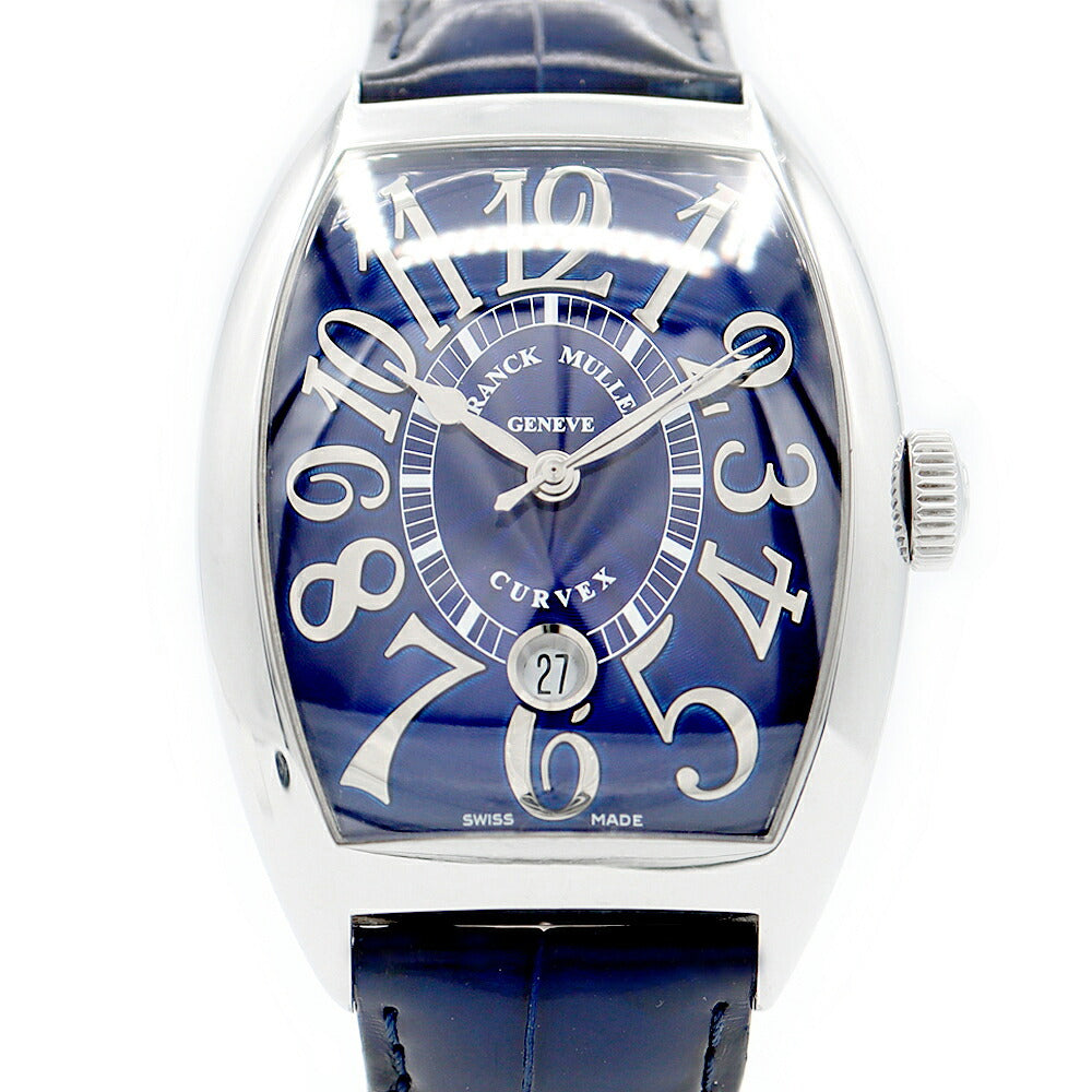 Inspection Franck MULLER Frank Muller Tono Carbex Relief 8880 B SC DT REL Date Blue Gyeo She SS Stainless Steel Genuine Belt Genuine Bucket Men Automatic Toneau Carbex [6 months warranty] [Used] [Watch]