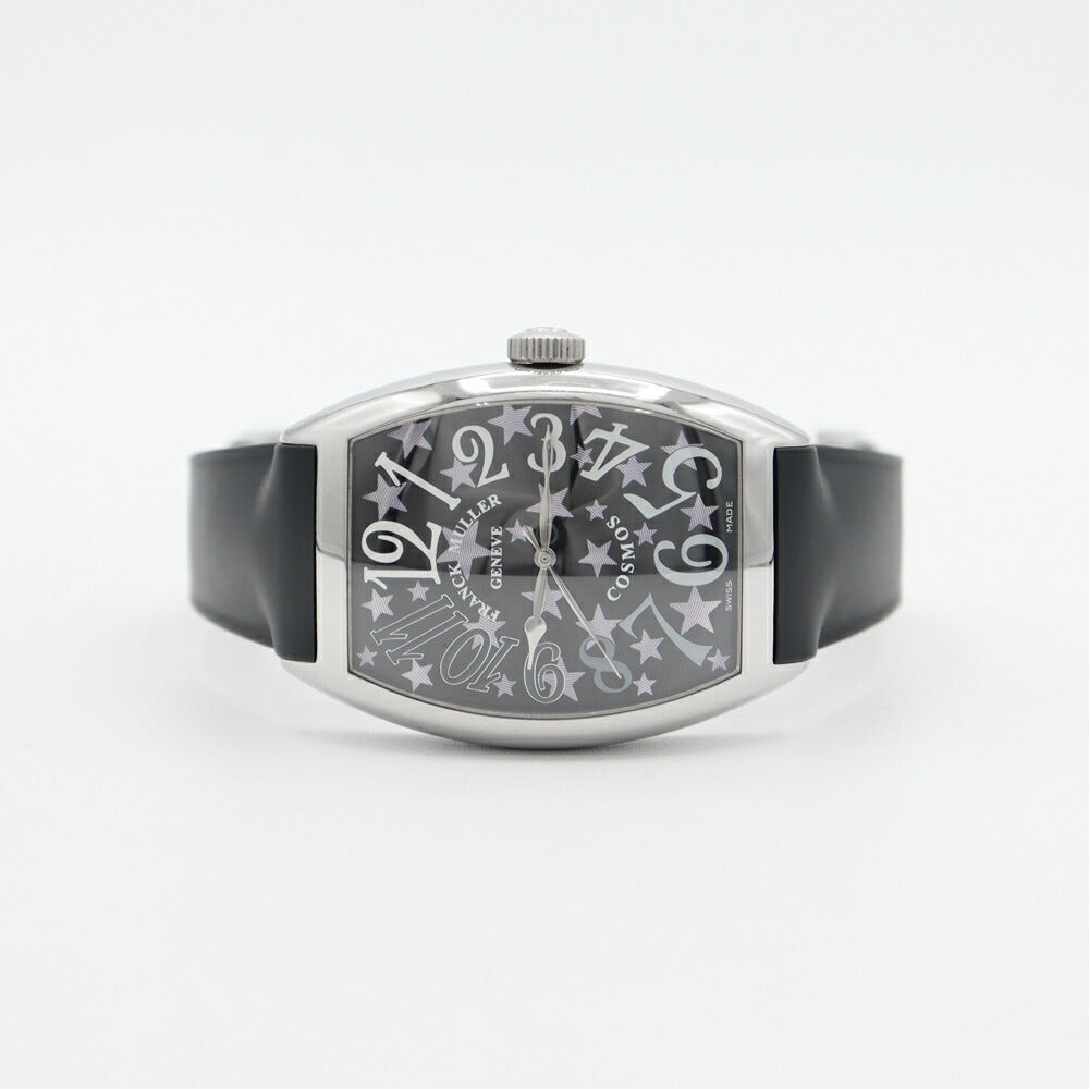 Franck Muller Frank Muller Tonokurbex Cosmos 8880SC Cosmos Black Black Gyoche Star SS Stainless Steel Genuine Belt Genuine Bucket Men's Automatic Winding Toneau Curvex [6 months warranty] [Used]