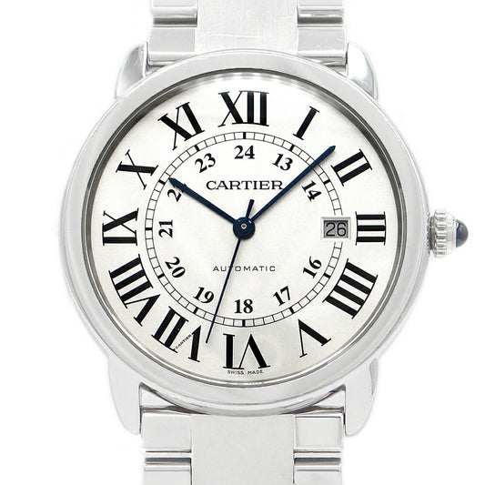 Inspector Cartier Cartier Cartier Cartier Cartier Cartier Cartier Cartier XL W6701011 Date Silver SS Stainless Men Automatic Wind [6 months warranty] [Watch] [Used]