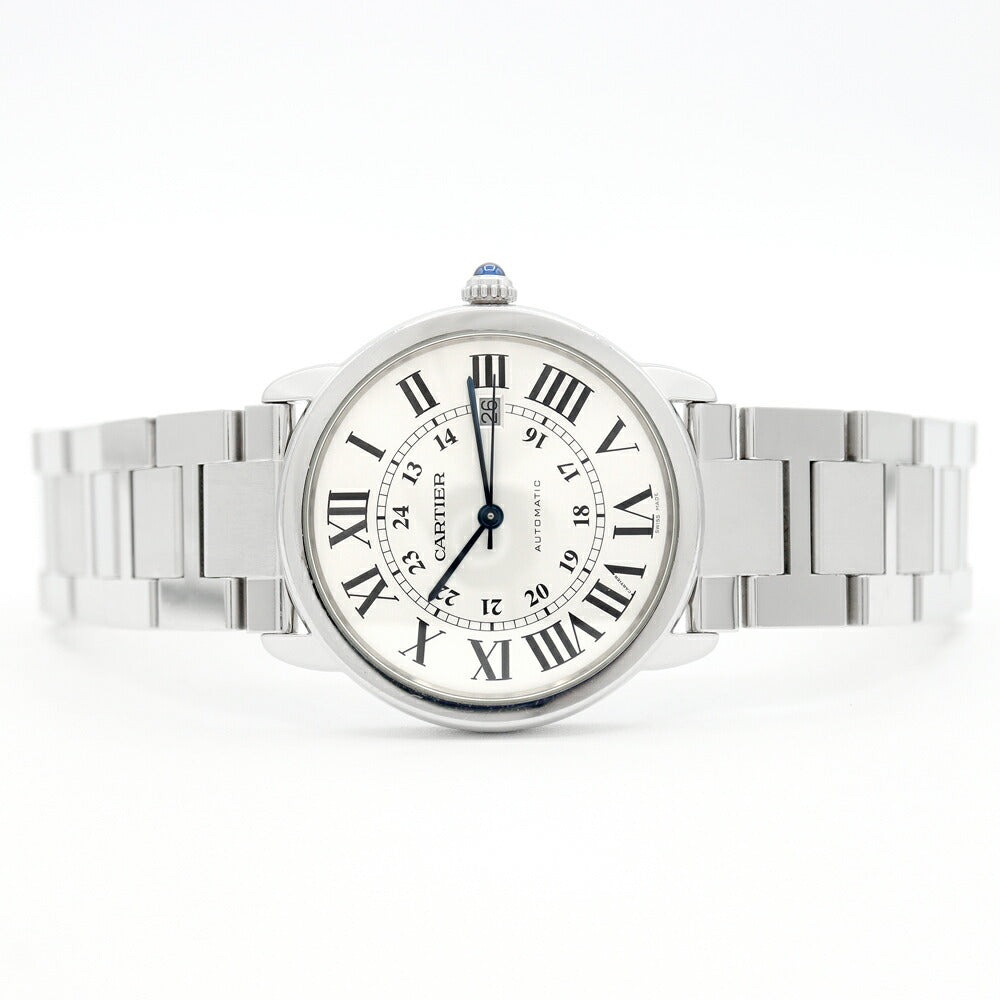 Inspector Cartier Cartier Cartier Cartier Cartier Cartier Cartier Cartier XL W6701011 Date Silver SS Stainless Men Automatic Wind [6 months warranty] [Watch] [Used]