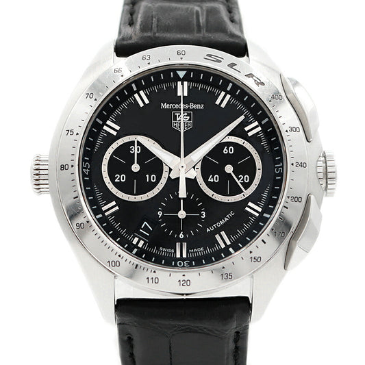 TAG HEUER Tag Heuer Tag Hey Mercedes Benz SLR McLaren Chronograph CAG2110 3500 Limited Date Black SS Stainless Men Automatic Wind [6 months warranty] [Watch] [Used]