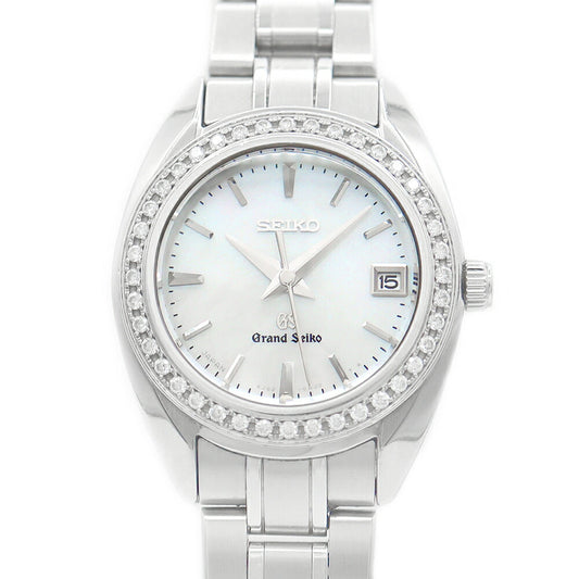 SEIKO Seiko Grand Seiko GS 4J52-0AD0 STGF279 White White Shell Diamond Besel Genuine Diamond SS Stainless Ladies Quartz [6 months warranty] [Watch] [Used]