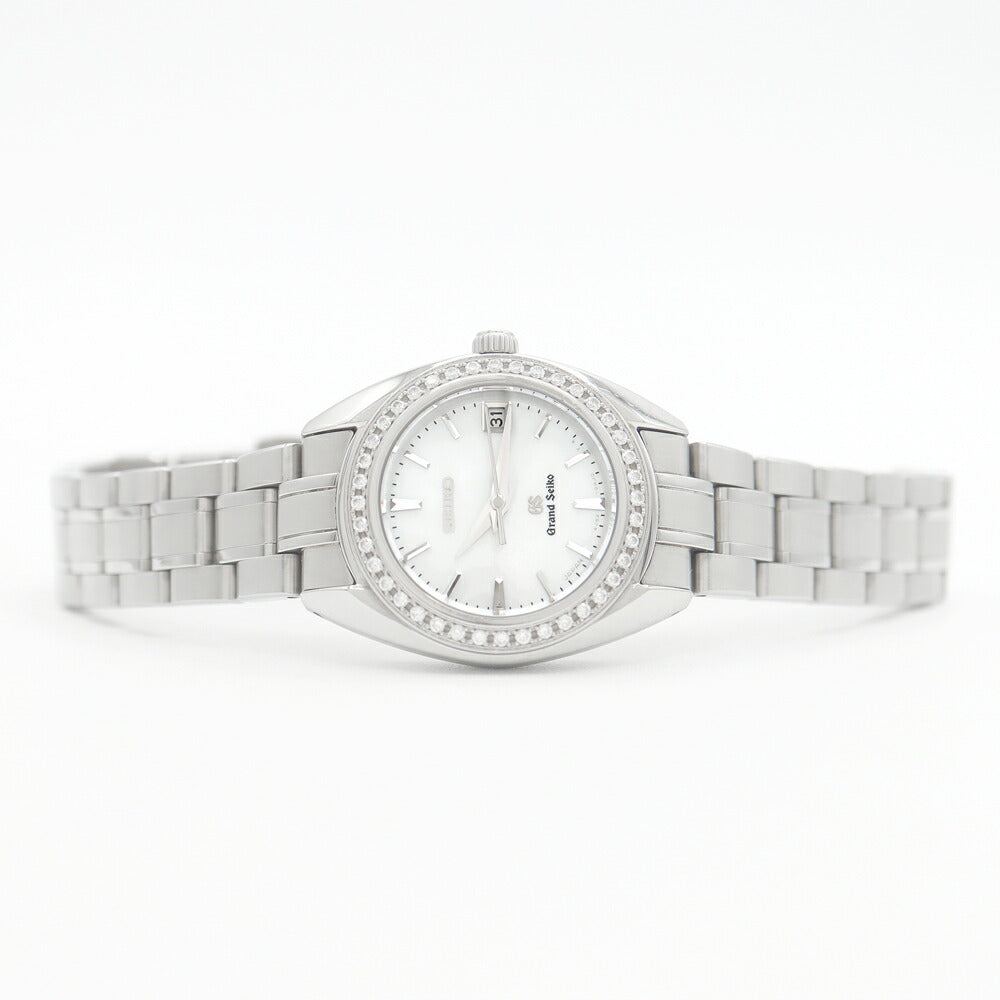 SEIKO Seiko Grand Seiko GS 4J52-0AD0 STGF279 White White Shell Diamond Besel Genuine Diamond SS Stainless Ladies Quartz [6 months warranty] [Watch] [Used]