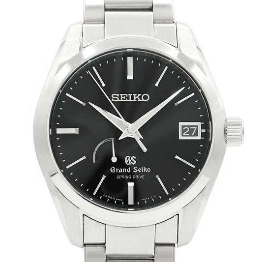 SEIKO Seiko GS Grand Seiko Spring Drive Master Shop Limited 9R65-0BH0 SBGA085 Date 100m Waterproof Black Black SS Stainless Men Automatic Wind [6 months Warranty] [Watch] [Used]