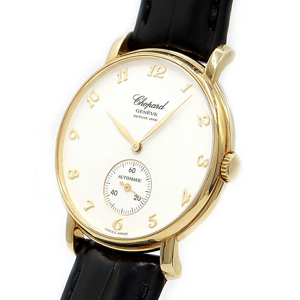 CHOPARD Chopard Classic 135th Anniversary Model 16/1229 K18YG Yellow Gold White White Genuine Buckwheat Men Automatic Wind