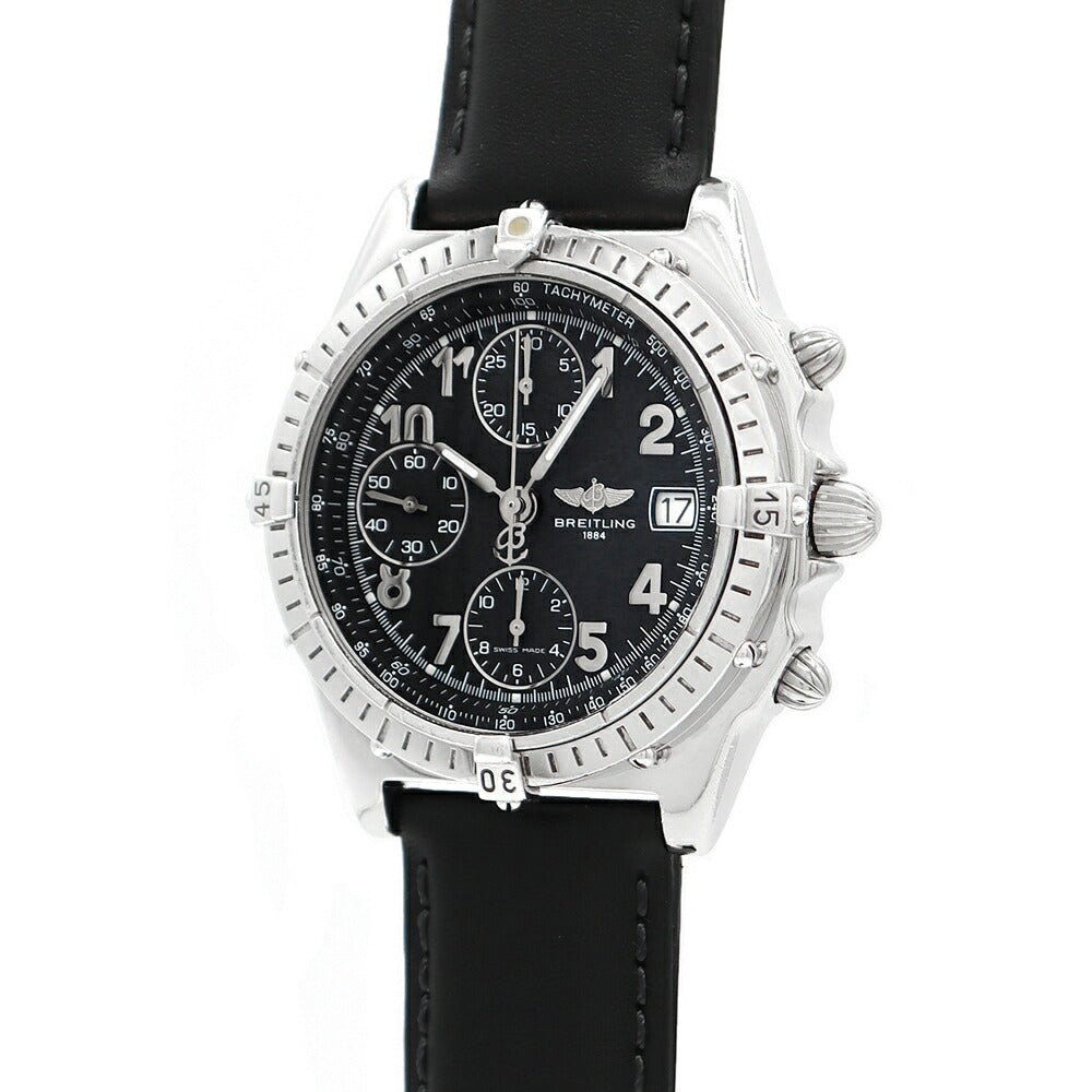 Inspection BREITLING BREITLING Breitling Chrono Mat Black Bird Chronograph A13050.1 Small second Date Black Black SS Stainless Men Automatic Wind [6 months warranty] [Watch] [Used]