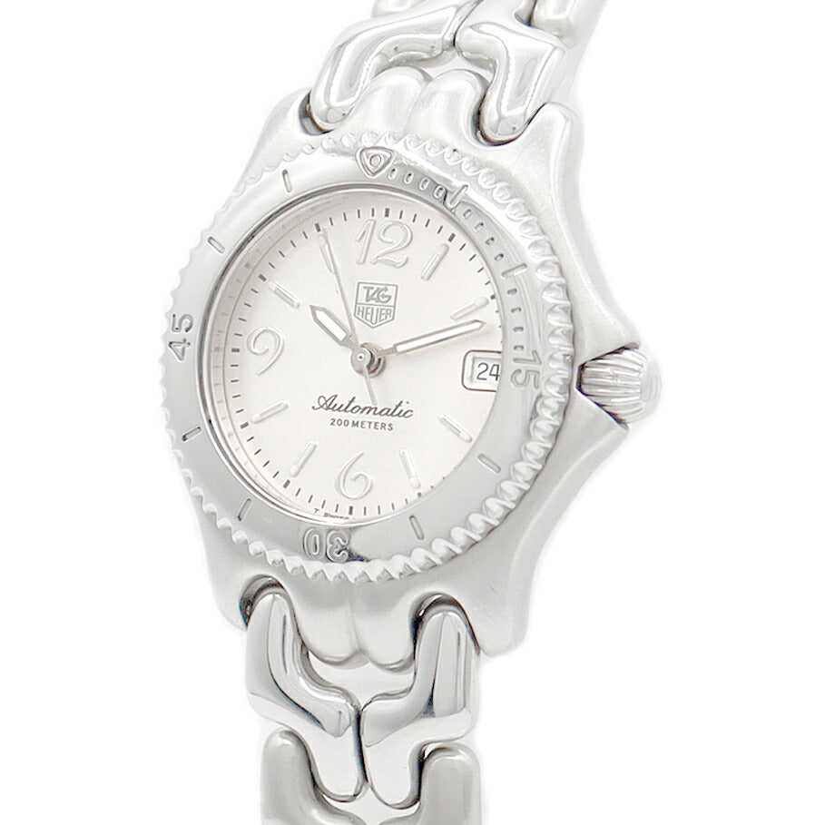 TAG HEUER Tag Hey Cell WG2310 Date Silver SS Stainless Ladies Automatic Wind [6 months warranty] [Watch] [Used]