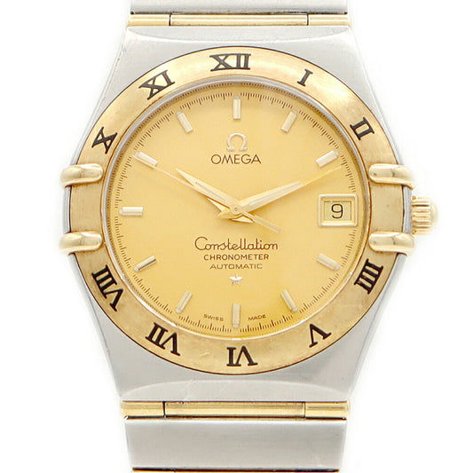 OMEGA Omega Constellation 1202.10 Date Full Bar YG Yellow Gold SS Stainless Combination Men's Automatic Wind [6 months warranty] [Watch] [Used]