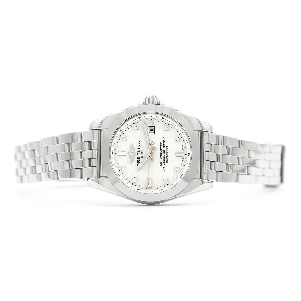 BREITLING BREITLING Breitling Galactic 29 Sleek W72348 W72348121A2A1 8P Diamond White Sheldate SS Stainless Ladies Quartz [6 months warranty] [Watch] [Used]