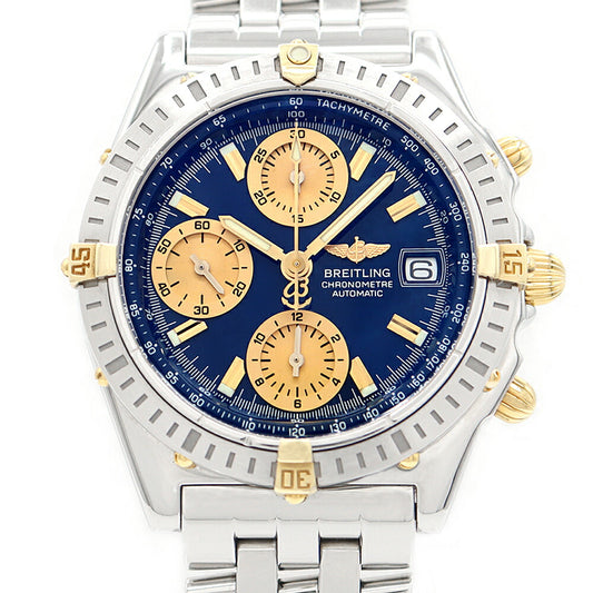 Inspection BREITLING BREITLING Breitling Chrono Matt Bikoro B13352 Chronograph Navy Gold SS Stainless steel YG Yellow Gold Combi Men's Automatic Wind [6 months warranty] [Watch] [Used]