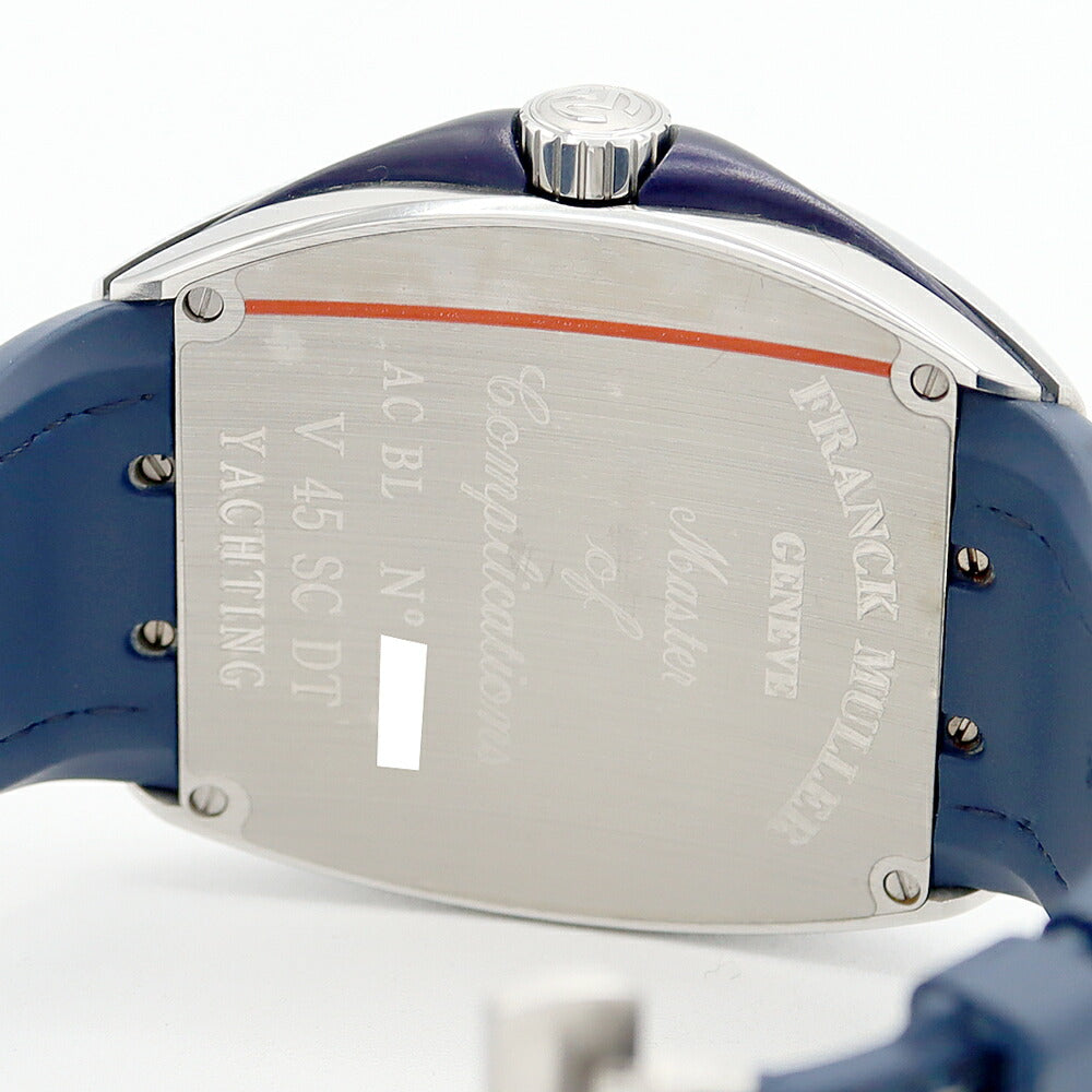 Inspection Franck Muller Frank Muller Vanguard Yotting V45SCDT YACHTING Date Blue SS Stainless Steel Genuine Belt Genuine Back Men Automatic Wind [6 months Warranty] [Used] [Watch]