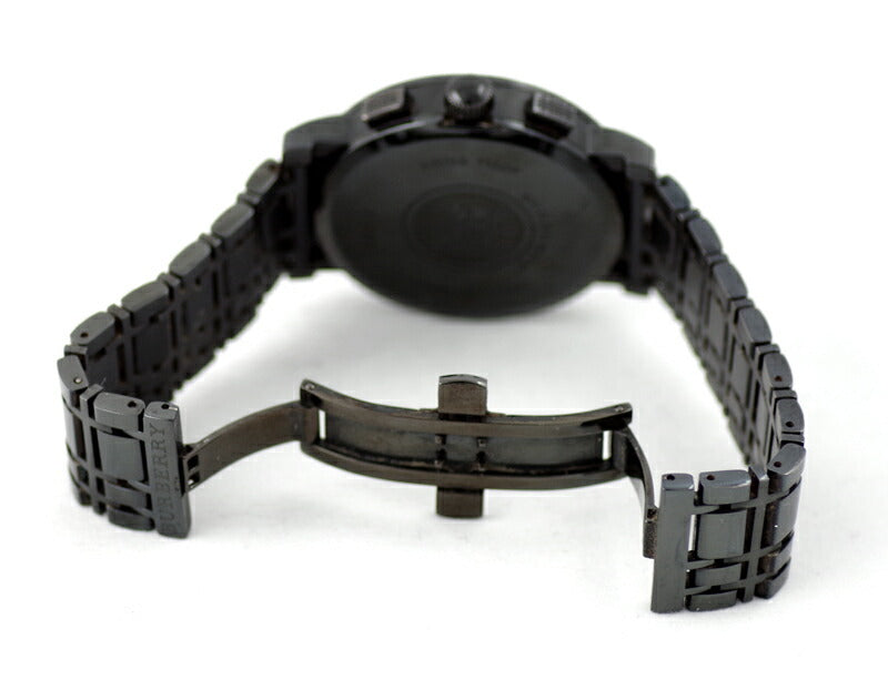 大阪購入【新電池】BURBERRY　メンズ腕時計　ヘリテージクロノグラフ　BU1360 時計